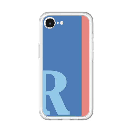 スリムプロテクションプレミアムケース［ オリジナル - initial color line - R blue ］
