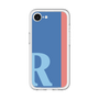 スリムプロテクションプレミアムケース［ オリジナル - initial color line - R blue ］