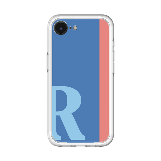 スリムプロテクションプレミアムケース［ オリジナル - initial color line - R blue ］