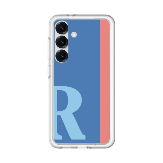 スリムプロテクションプレミアムケース［ オリジナル - initial color line - R blue ］
