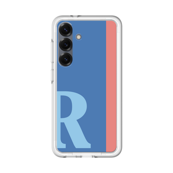 スリムプロテクションプレミアムケース［ オリジナル - initial color line - R blue ］
