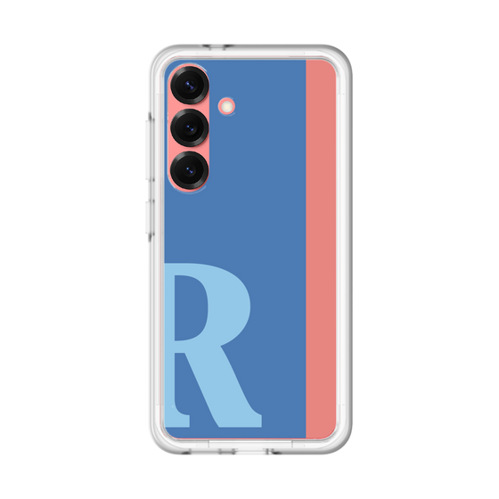 スリムプロテクションプレミアムケース［ オリジナル - initial color line - R blue ］