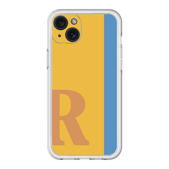 スリムプロテクションプレミアムケース［ オリジナル - initial color line - R orange ］