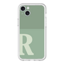 スリムプロテクションプレミアムケース［ オリジナル - initial two tone - R green ］