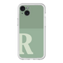 スリムプロテクションプレミアムケース［ オリジナル - initial two tone - R green ］