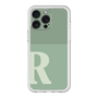 スリムプロテクションプレミアムケース［ オリジナル - initial two tone - R green ］