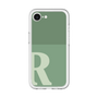 スリムプロテクションプレミアムケース［ オリジナル - initial two tone - R green ］