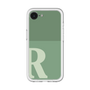 スリムプロテクションプレミアムケース［ オリジナル - initial two tone - R green ］