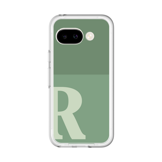 スリムプロテクションプレミアムケース［ オリジナル - initial two tone - R green ］