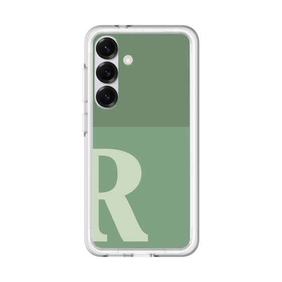 スリムプロテクションプレミアムケース［ オリジナル - initial two tone - R green ］