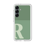 スリムプロテクションプレミアムケース［ オリジナル - initial two tone - R green ］