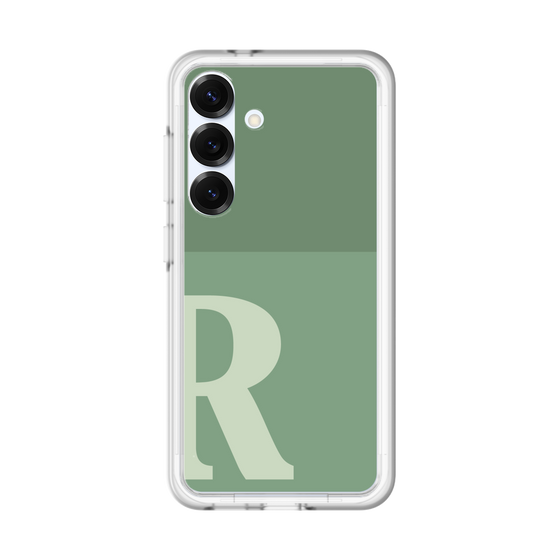 スリムプロテクションプレミアムケース［ オリジナル - initial two tone - R green ］