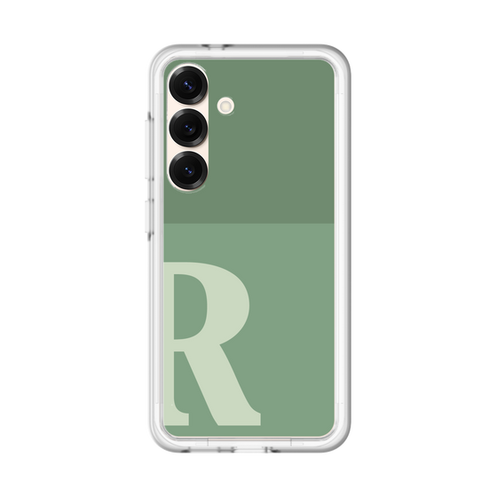 スリムプロテクションプレミアムケース［ オリジナル - initial two tone - R green ］