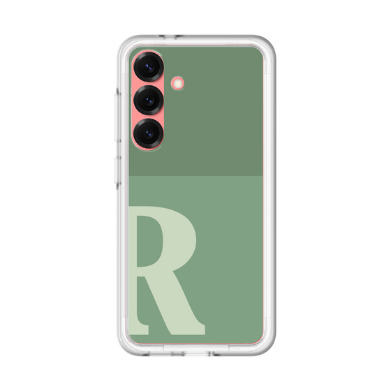 スリムプロテクションプレミアムケース［ オリジナル - initial two tone - R green ］