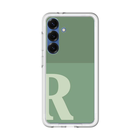 スリムプロテクションプレミアムケース［ オリジナル - initial two tone - R green ］