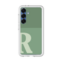 スリムプロテクションプレミアムケース［ オリジナル - initial two tone - R green ］