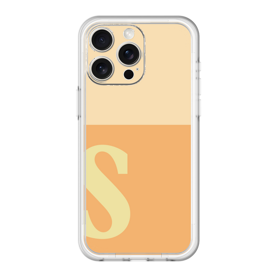 スリムプロテクションプレミアムケース［ オリジナル - initial two tone - S orange ］