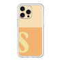 スリムプロテクションプレミアムケース［ オリジナル - initial two tone - S orange ］