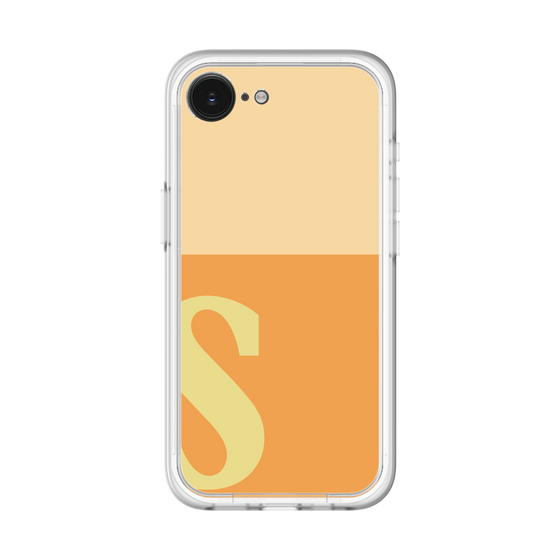 スリムプロテクションプレミアムケース［ オリジナル - initial two tone - S orange ］
