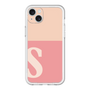 スリムプロテクションプレミアムケース［ オリジナル - initial two tone - S pink ］