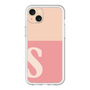スリムプロテクションプレミアムケース［ オリジナル - initial two tone - S pink ］
