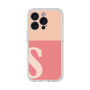 スリムプロテクションプレミアムケース［ オリジナル - initial two tone - S pink ］