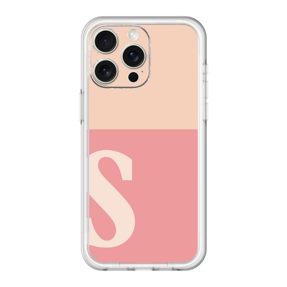 スリムプロテクションプレミアムケース［ オリジナル - initial two tone - S pink ］