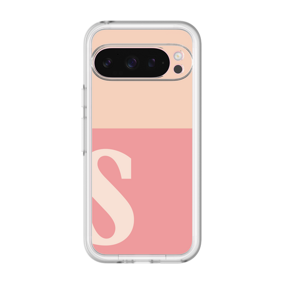 スリムプロテクションプレミアムケース［ オリジナル - initial two tone - S pink ］