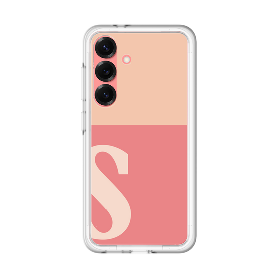 スリムプロテクションプレミアムケース［ オリジナル - initial two tone - S pink ］