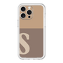 スリムプロテクションプレミアムケース［ オリジナル - initial two tone - S brown ］