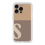 スリムプロテクションプレミアムケース［ オリジナル - initial two tone - S brown ］