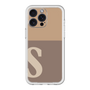 スリムプロテクションプレミアムケース［ オリジナル - initial two tone - S brown ］