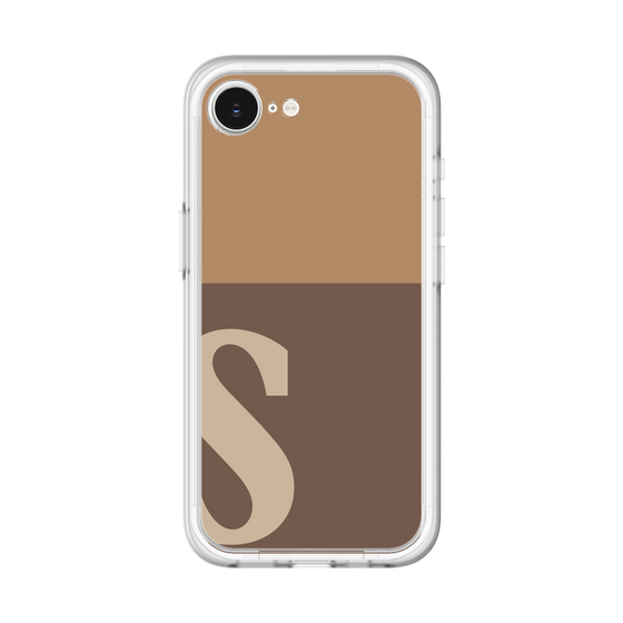 スリムプロテクションプレミアムケース［ オリジナル - initial two tone - S brown ］