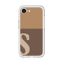 スリムプロテクションプレミアムケース［ オリジナル - initial two tone - S brown ］