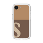スリムプロテクションプレミアムケース［ オリジナル - initial two tone - S brown ］