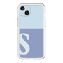 スリムプロテクションプレミアムケース［ オリジナル - initial two tone - S blue ］