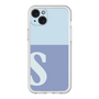 スリムプロテクションプレミアムケース［ オリジナル - initial two tone - S blue ］