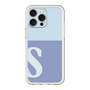 スリムプロテクションプレミアムケース［ オリジナル - initial two tone - S blue ］