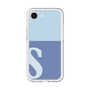 スリムプロテクションプレミアムケース［ オリジナル - initial two tone - S blue ］