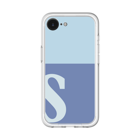 スリムプロテクションプレミアムケース［ オリジナル - initial two tone - S blue ］
