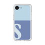 スリムプロテクションプレミアムケース［ オリジナル - initial two tone - S blue ］