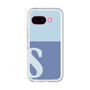 スリムプロテクションプレミアムケース［ オリジナル - initial two tone - S blue ］