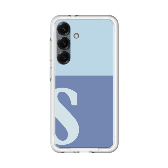 スリムプロテクションプレミアムケース［ オリジナル - initial two tone - S blue ］