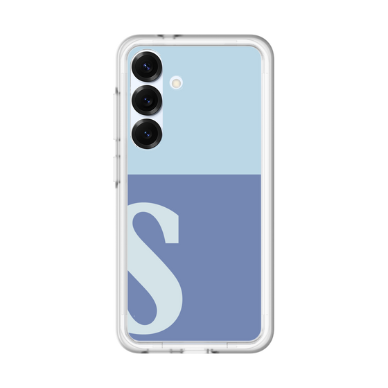 スリムプロテクションプレミアムケース［ オリジナル - initial two tone - S blue ］