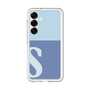 スリムプロテクションプレミアムケース［ オリジナル - initial two tone - S blue ］