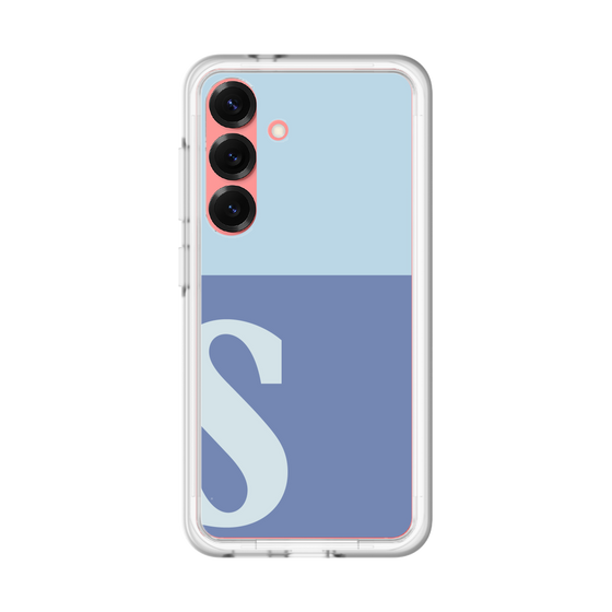 スリムプロテクションプレミアムケース［ オリジナル - initial two tone - S blue ］