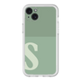 スリムプロテクションプレミアムケース［ オリジナル - initial two tone - S green ］