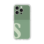 スリムプロテクションプレミアムケース［ オリジナル - initial two tone - S green ］