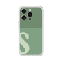 スリムプロテクションプレミアムケース［ オリジナル - initial two tone - S green ］