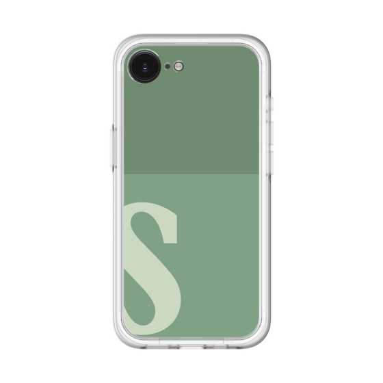 スリムプロテクションプレミアムケース［ オリジナル - initial two tone - S green ］